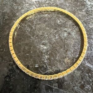 Gold Stretch Tennis Bracelet